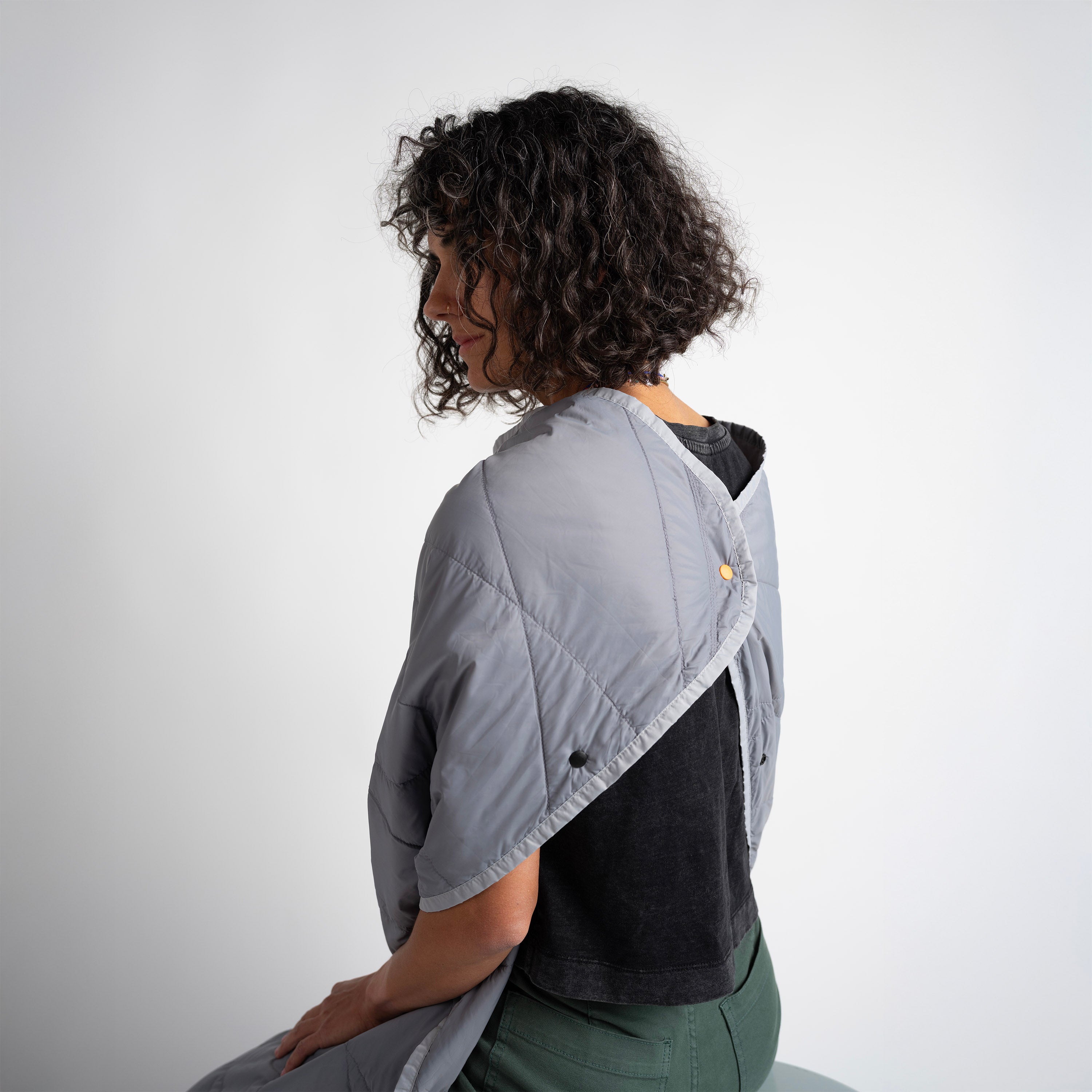 Layover™ Travel Blanket - Packable & Puffy | Gray