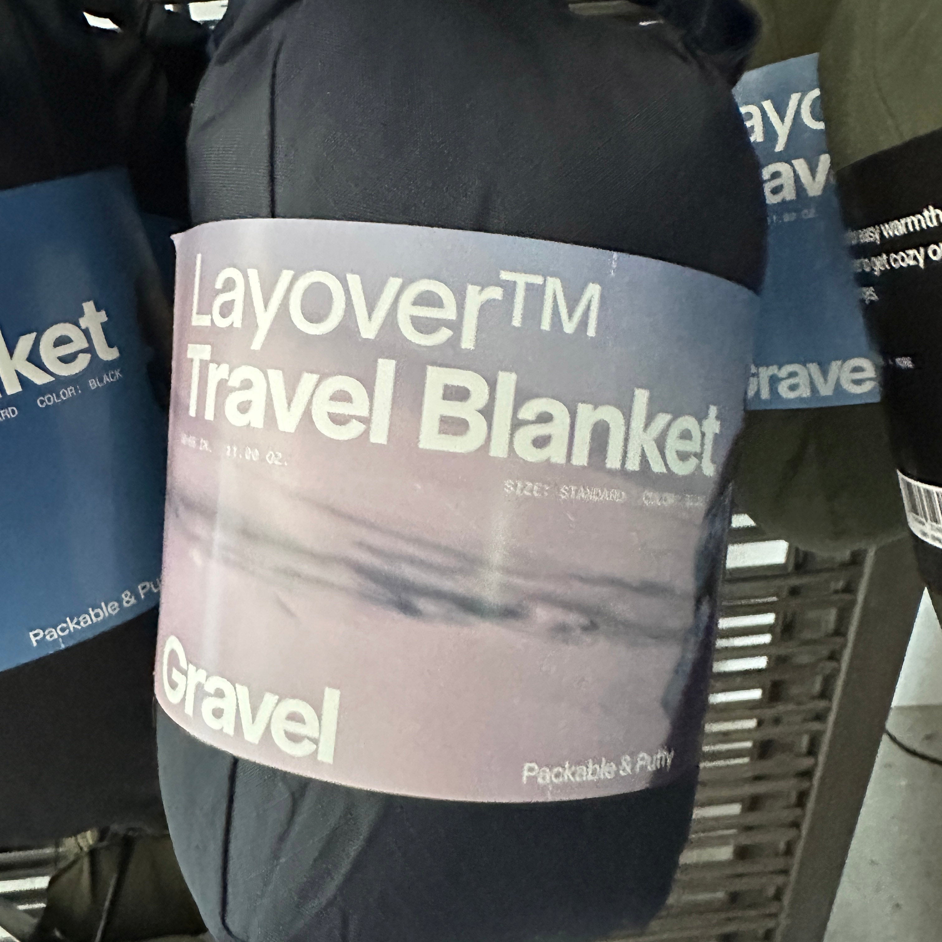 Layover™ Travel Blanket - Packable & Puffy | Blue