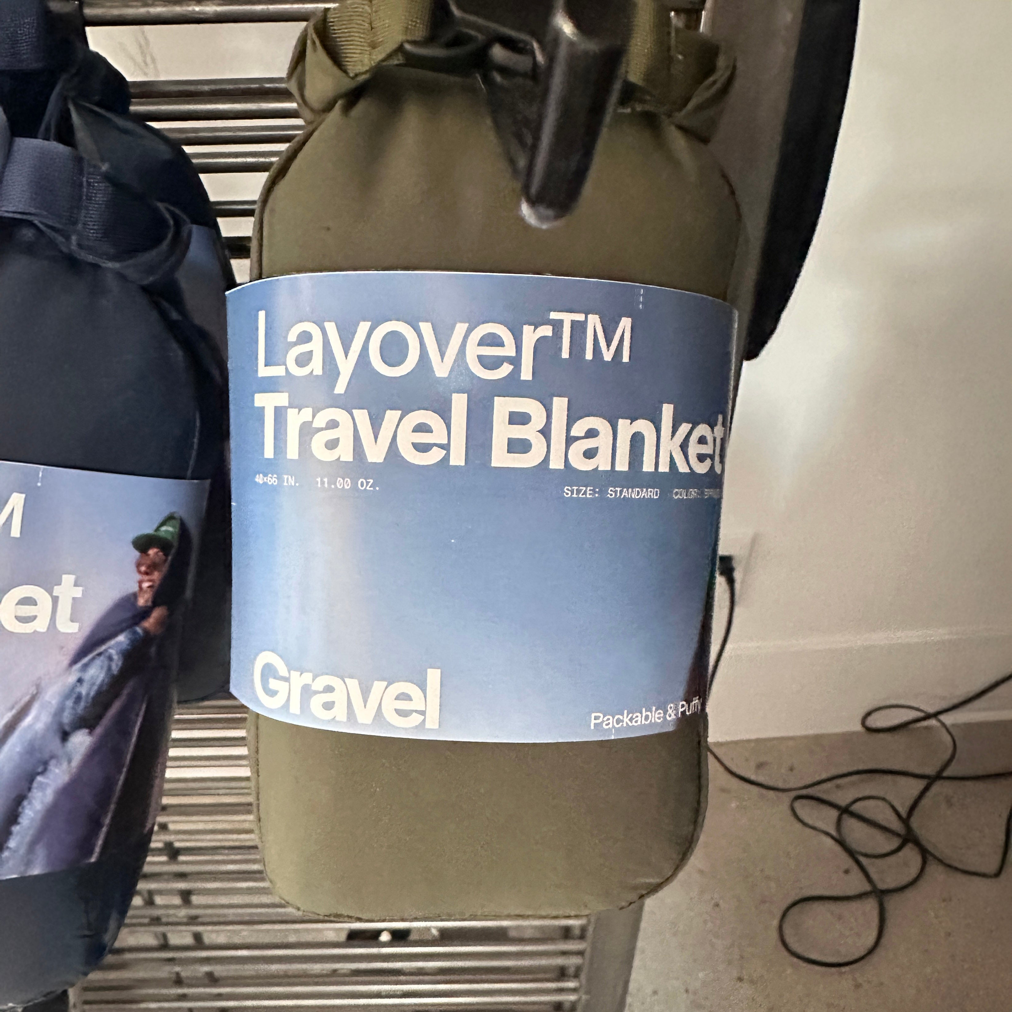 Layover™ Travel Blanket - Packable & Puffy | Gray
