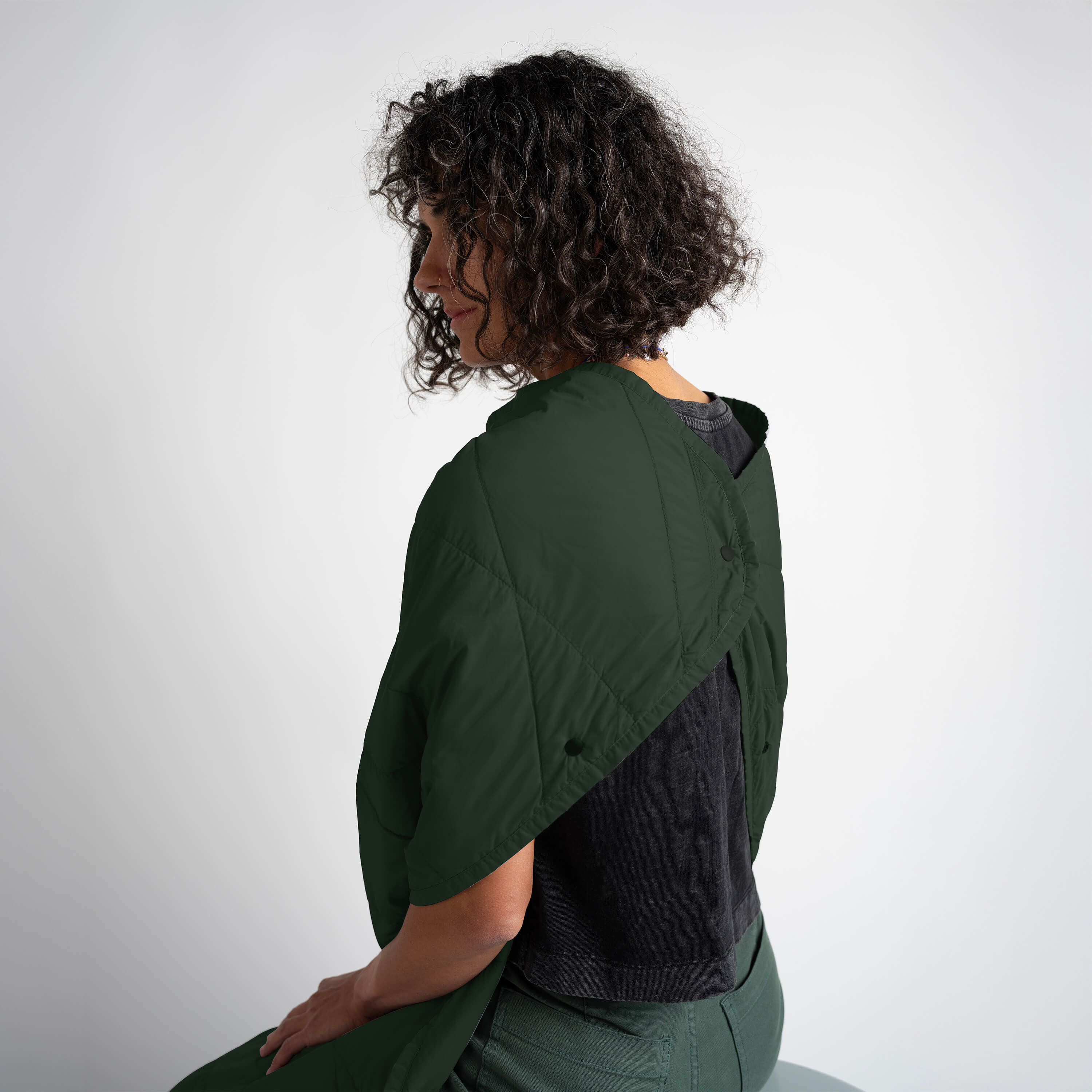 Layover™ Travel Blanket - Packable & Puffy | Spruce