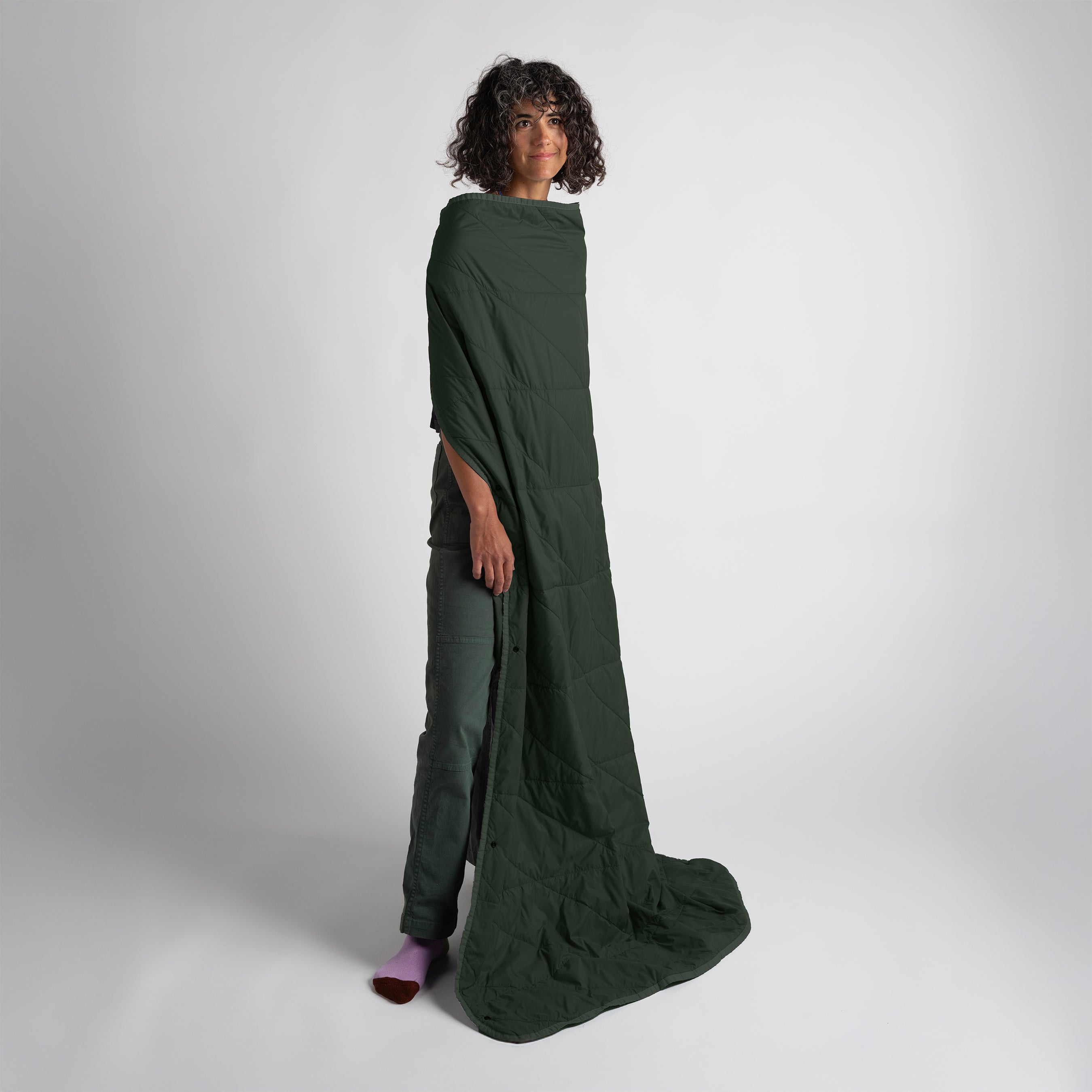 Layover™ Travel Blanket - Packable & Puffy | Spruce