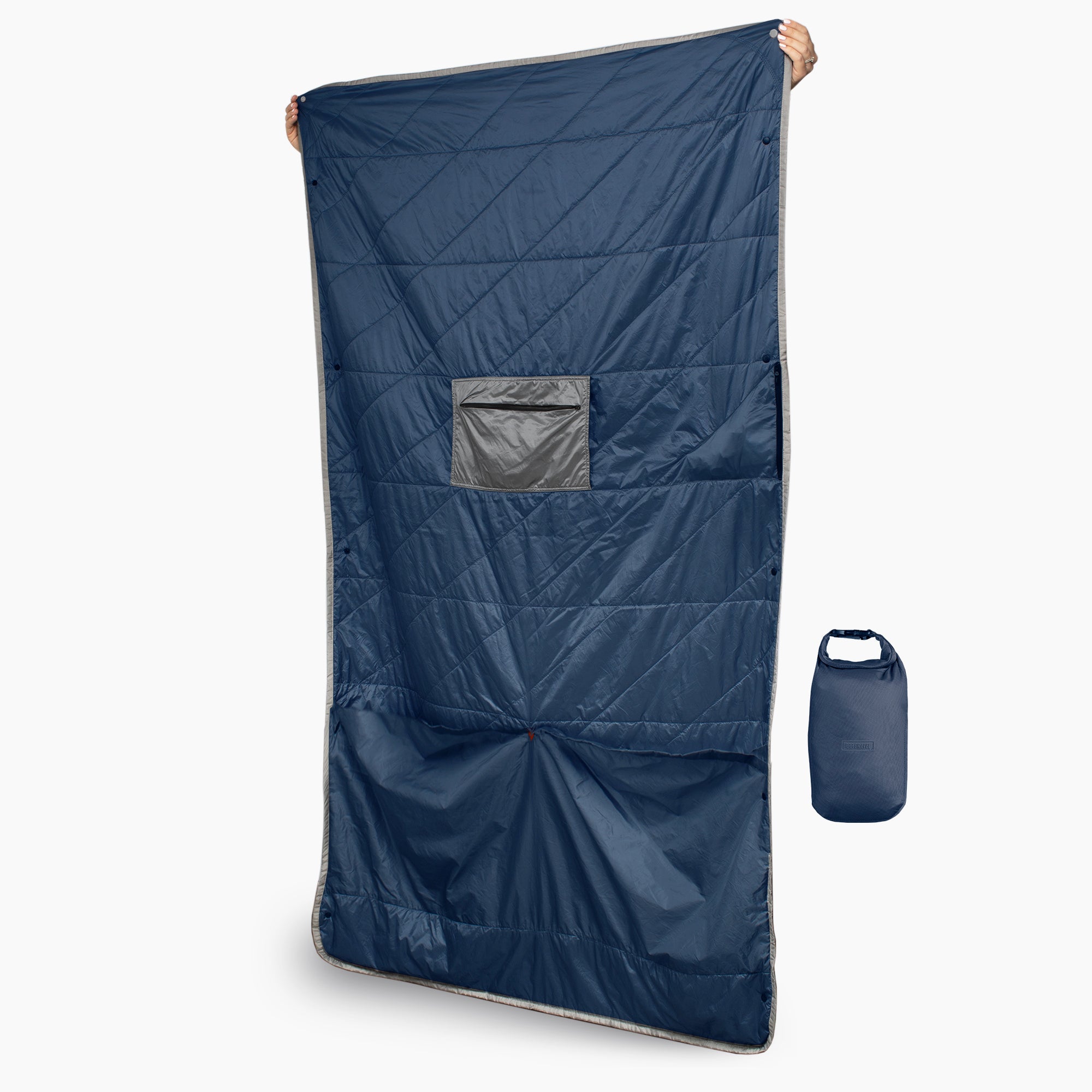 Layover™ Travel Blanket - Insulated & Packable | Blue