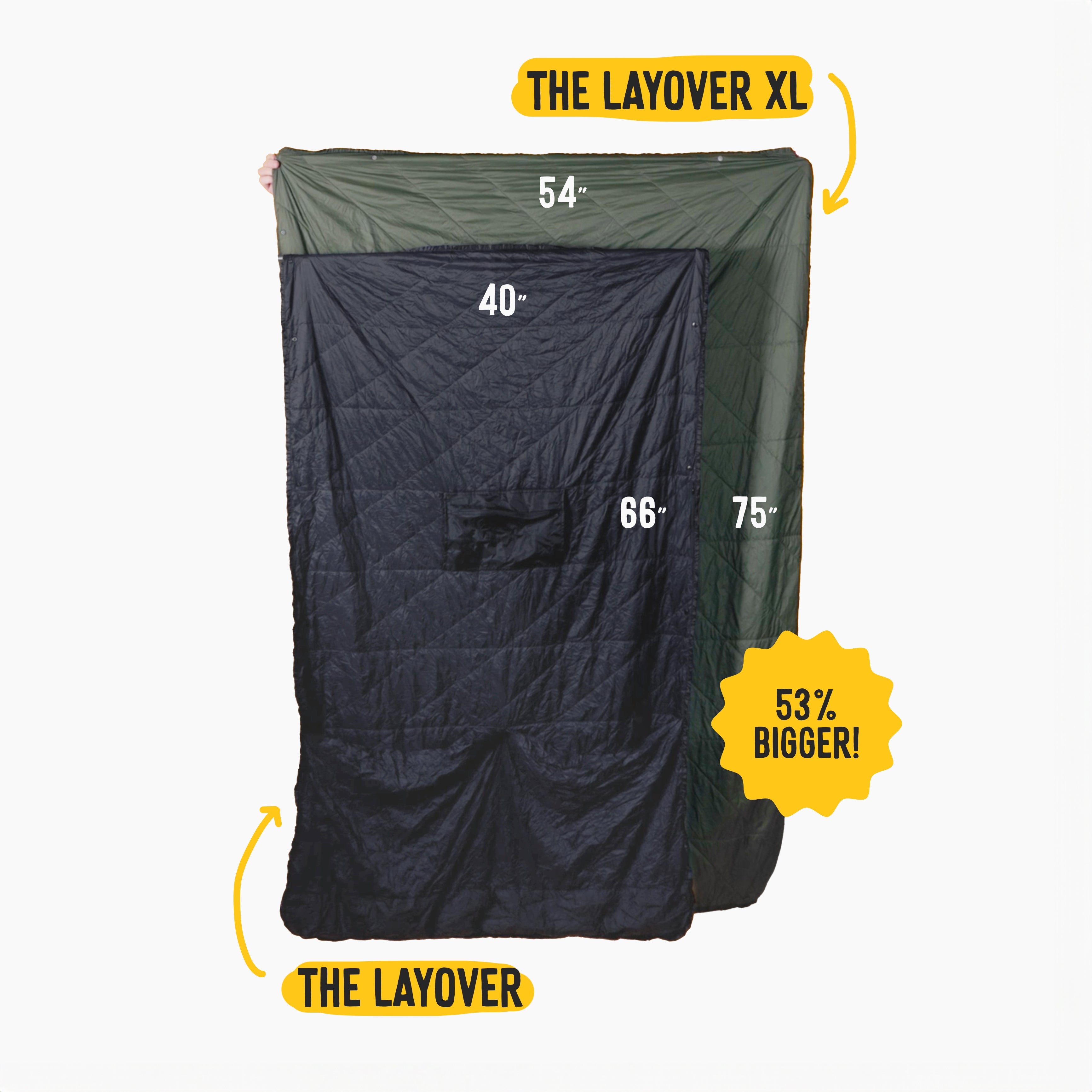 Layover™ XL Travel Blanket - Insulated & Packable | Gray